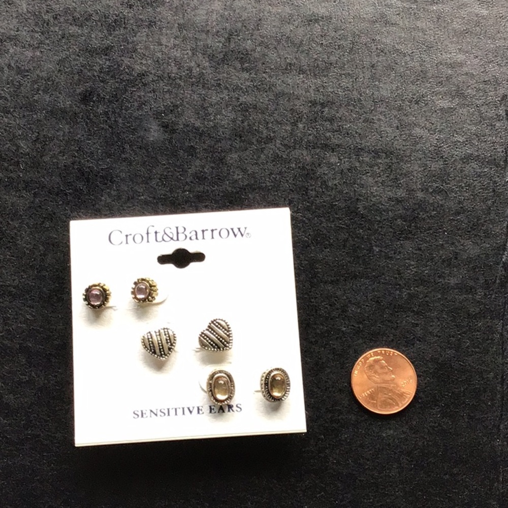 3 pair earrings